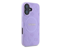 Guess Saffiano Peony Classic Logo do iPhone 16 fioletowy - 1279099 - zdjęcie 2